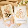 10 Pcs Hollow Long Strip Plant Flower Material Collage DIY Hand Ledger Decorative Collage Material Scrapbooking Material