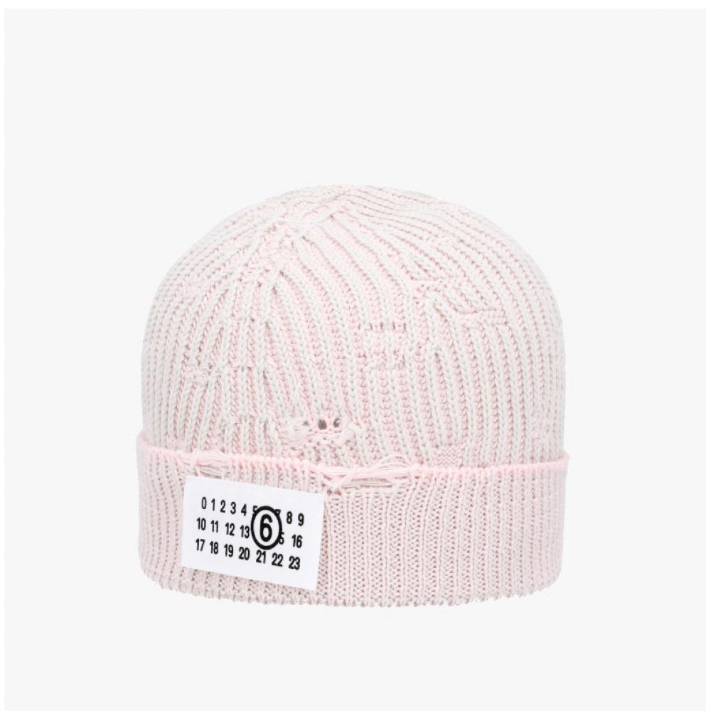 Maison Margiela Mm6 Numbering Logo Patch Rib Beanie S52tb0011 M13214 962