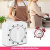 Portable 60 Minutes Count Down Mechanical Timer Baking Kitchen Cooking Tool Food Preparation