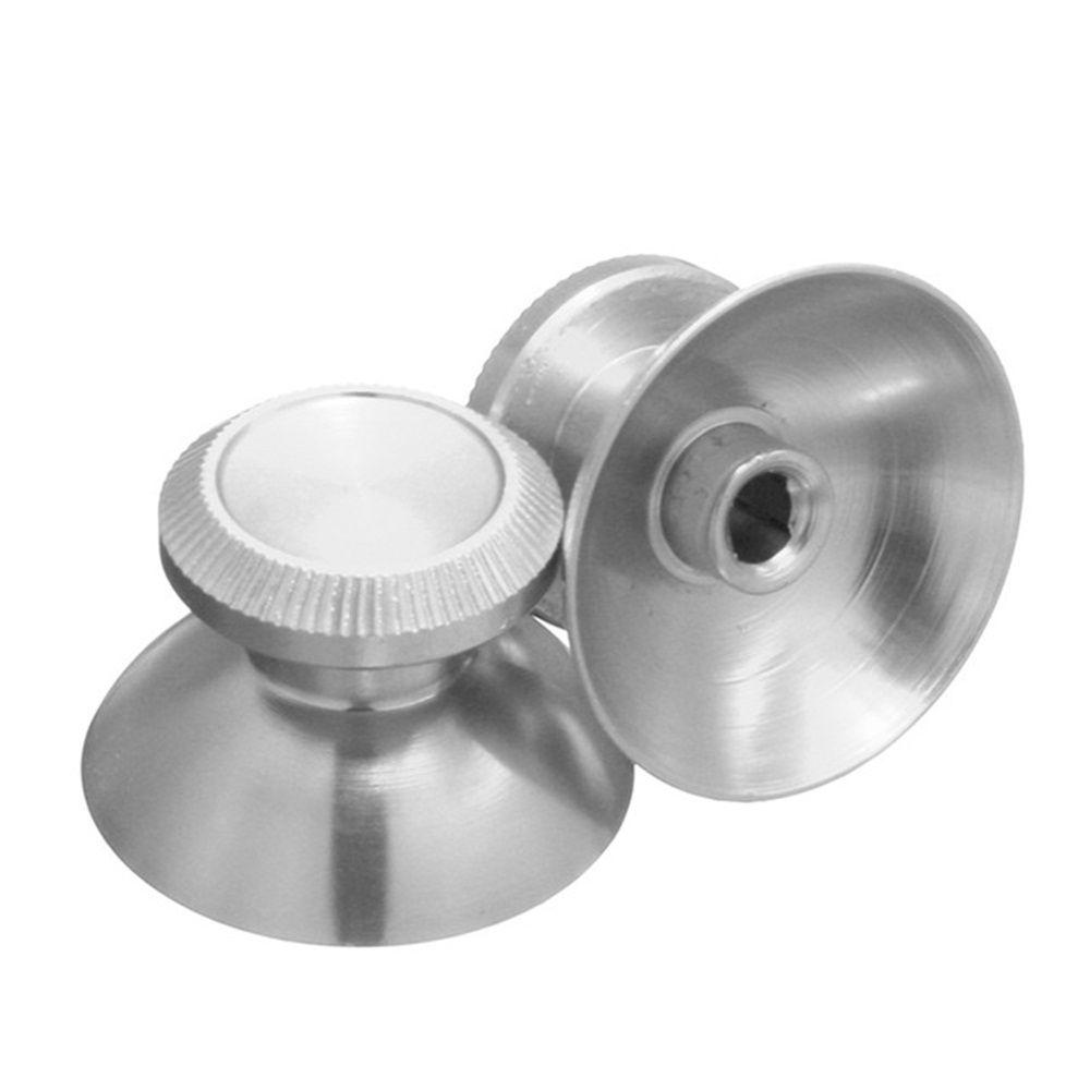 2pcs Game Replacement Caps Cover Aluminum Grip Analog Thumbstick Controller Joystick