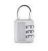 3 Digit Small Resettable Combination Padlock Luggage Case Box Lock Coded Lock School Gym Locker Suitcase Gate Pad Lock Us213