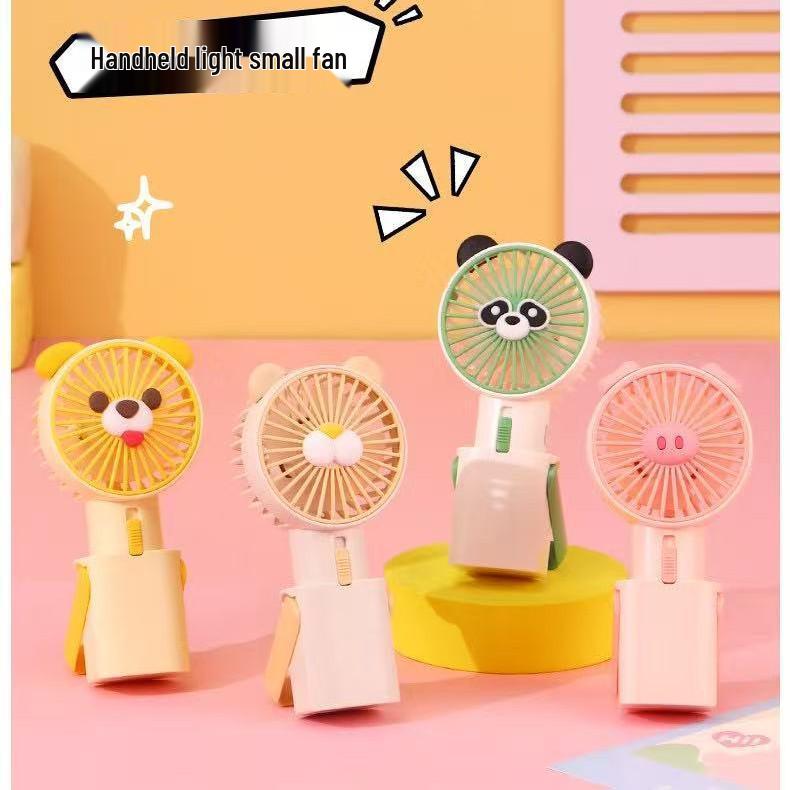 Cute Bear USB Rechargeable Two-Speed Mini Portable Fan 1