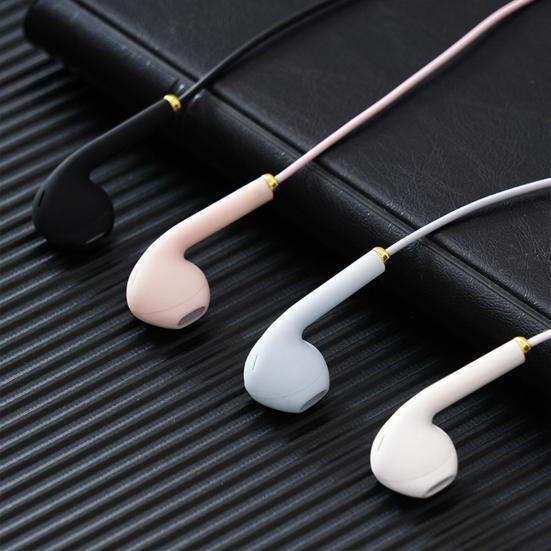 Wired Earbuds Practical Super Sound Quality 1.2m 3.5mm Mini Stylish In-ear Earphones with Microphone for Karaoke