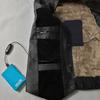 Electric Heating Pad USB Powered Soft Lightweight Portable 5V 2A Heating Pad for Outdoor Camping Indoor Winter Use Black 24x17cm