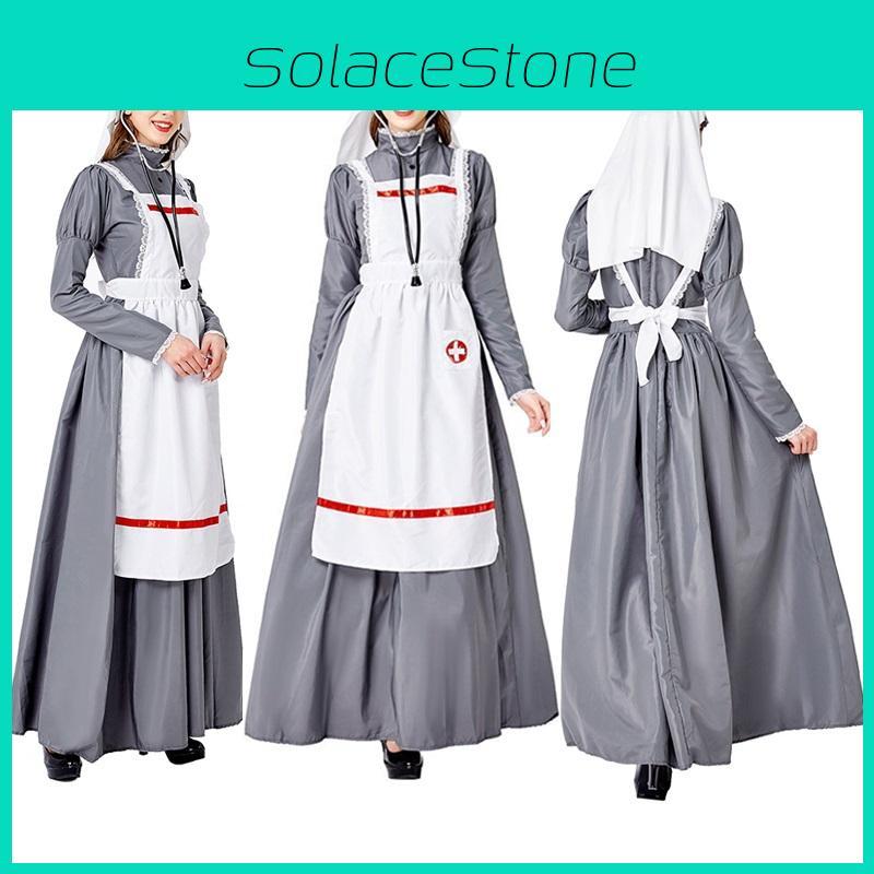 Enchanting Medieval Medical Maxi Dress For Women Perfect For Halloween Parties