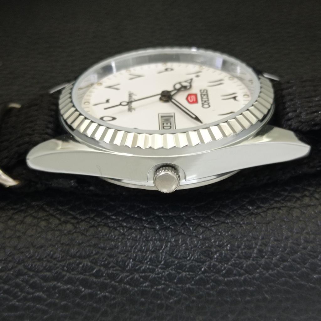 REFURBISHED VINTAGE SEIKO 5 AUTOMATIC 6309A JAPAN MENS ARABIC WATCH a441485-5 Sk-a441485