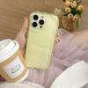 Wave Cream Shell Is Suitable for Apple 15/16 Pro Mobile Phone Case, Transparent iPhone13/14 Photo Frame DIY Material Soft.