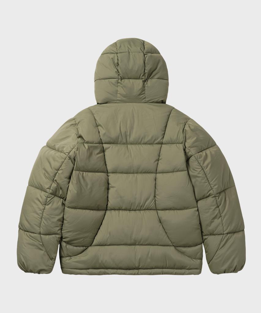 Leire Balaclava Puffer Hooded Jacket [Khaki]