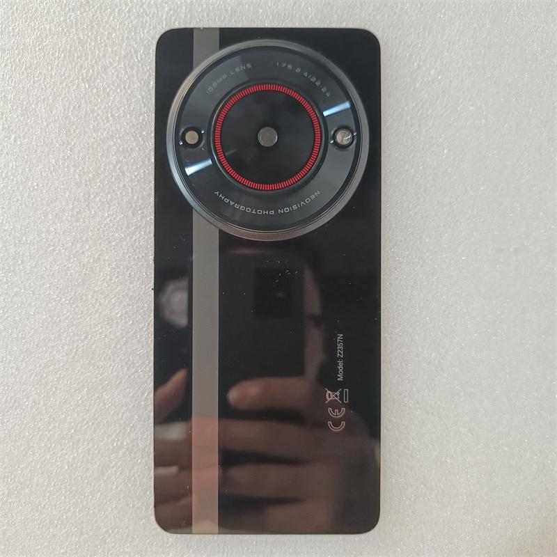 Full Housing Middle Frame Glass Battery Back Cover Rear with Camera Lens for ZTE Nubia Focus 5G Z2357N