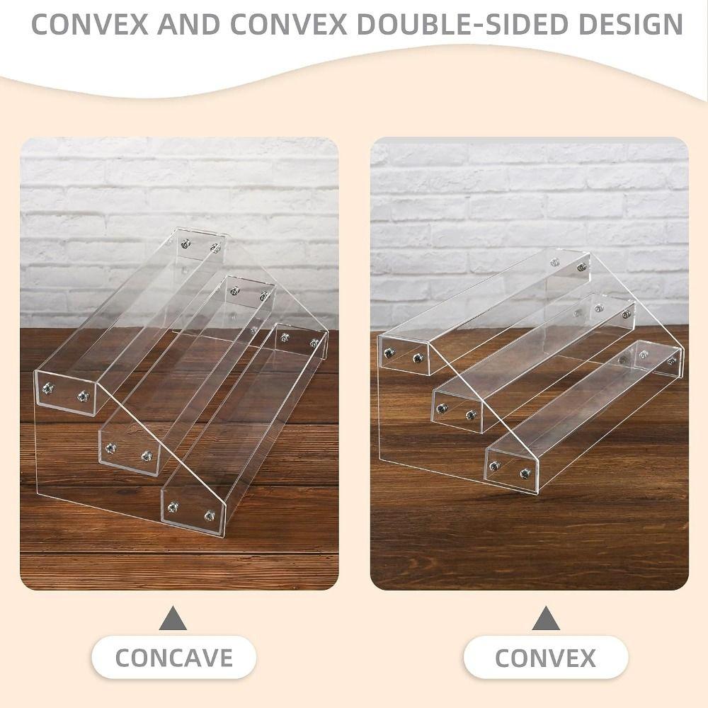 3/4/5 Tier Desktop Display  Risers Stand Clear Makeup Shelves Collection Display Stand  Tabletop