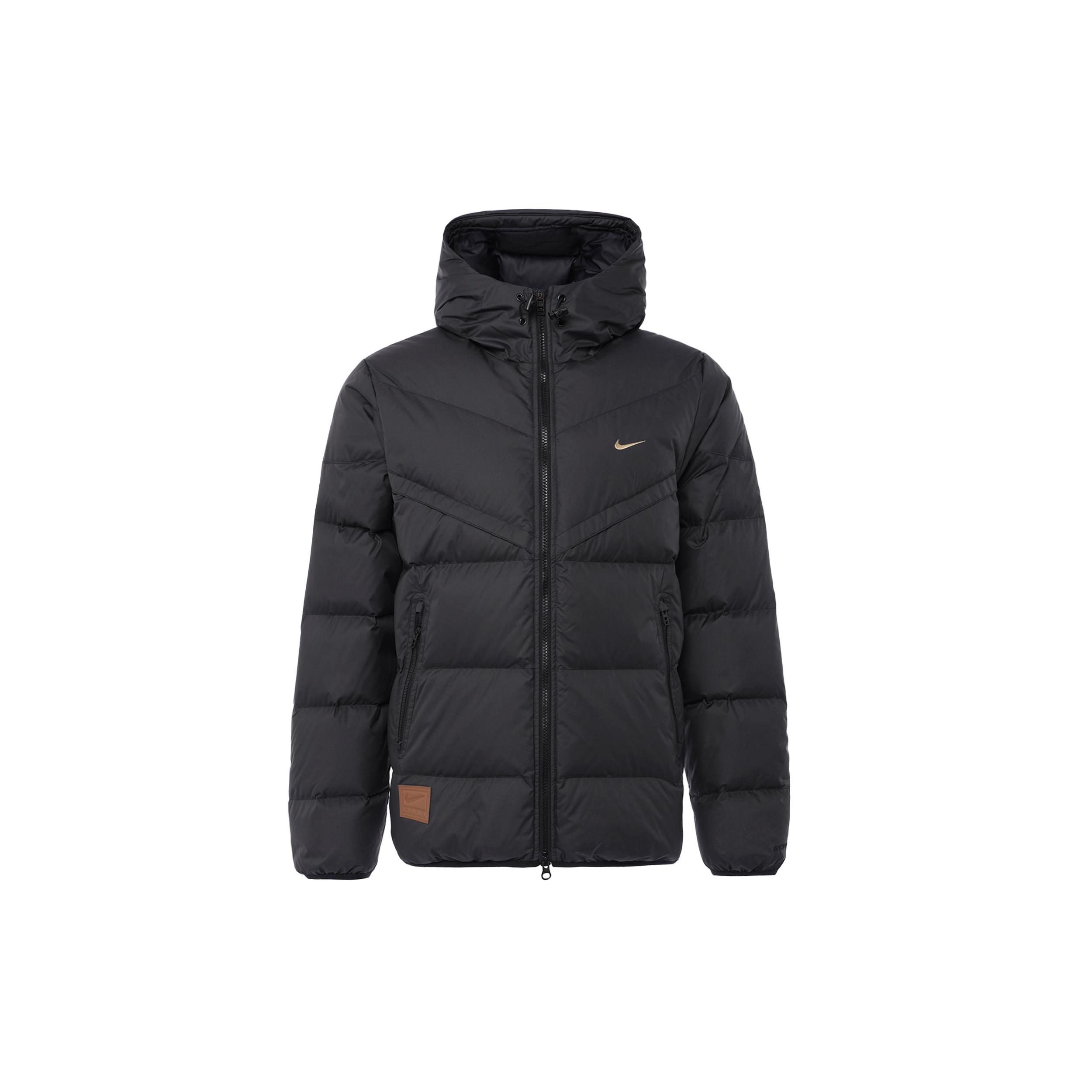 

Новая мужская пуховая куртка Nike Storm FIT Windrunner, черная, HQ4183-010 XS