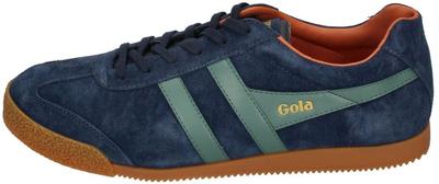 Gola Harrier Suede Sneakers (CMA192) Navy/sage/moody Orange