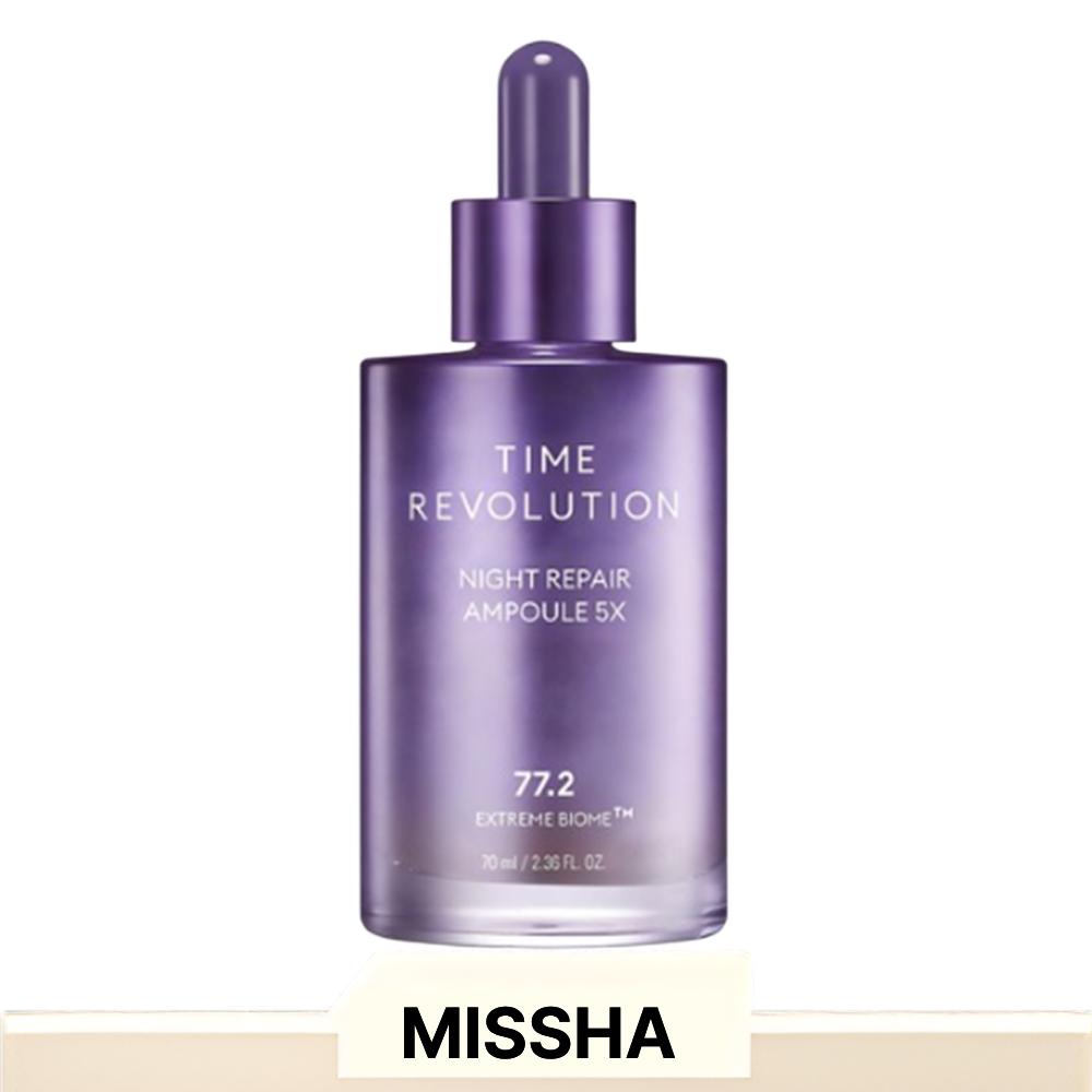 MISSHA Time Revolution Night Repair Ampoule 5X – Fermented Complex Ampoule 70ml