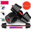 Adjustable Dumbbell & Barbell Set