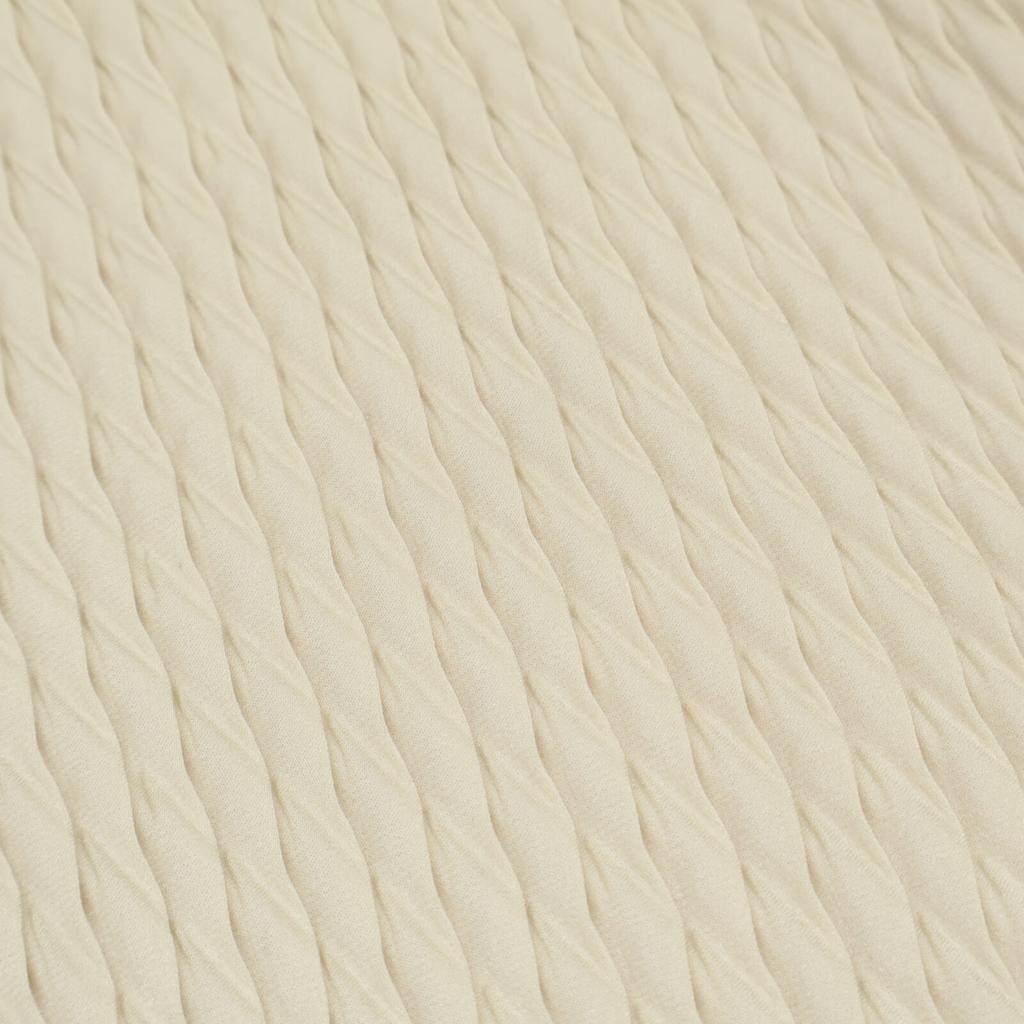 ISSEY MIYAKE [Good Condition] IM41FH676 SLEEK PLEATS Pleated Design dress 2 beigeUsed