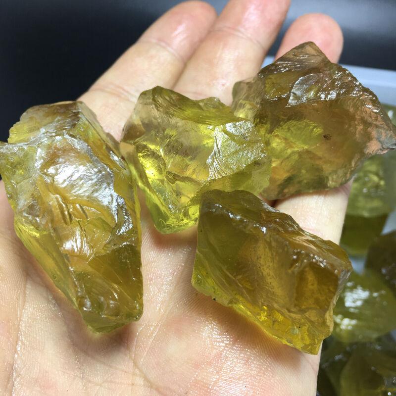 Beautiful 100g Brazils Natural Topaz Rough Mineral Crystal Specimens Decor Gift