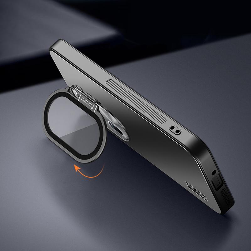 For Oppo Reno11 Pro 5G Cases Phone Cover Anti-Scratch TPU+PC Shell with Kickstand