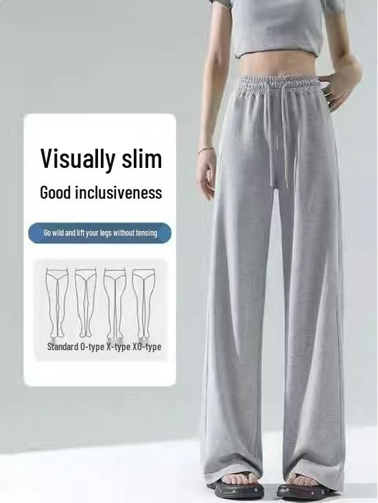 2026 New American Style Women's High-Waisted Wide-Leg Casual Sports Pants