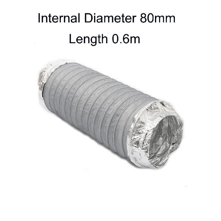 1PC 80/100/110/125/150mm Silencing Aluminum Foil Tube