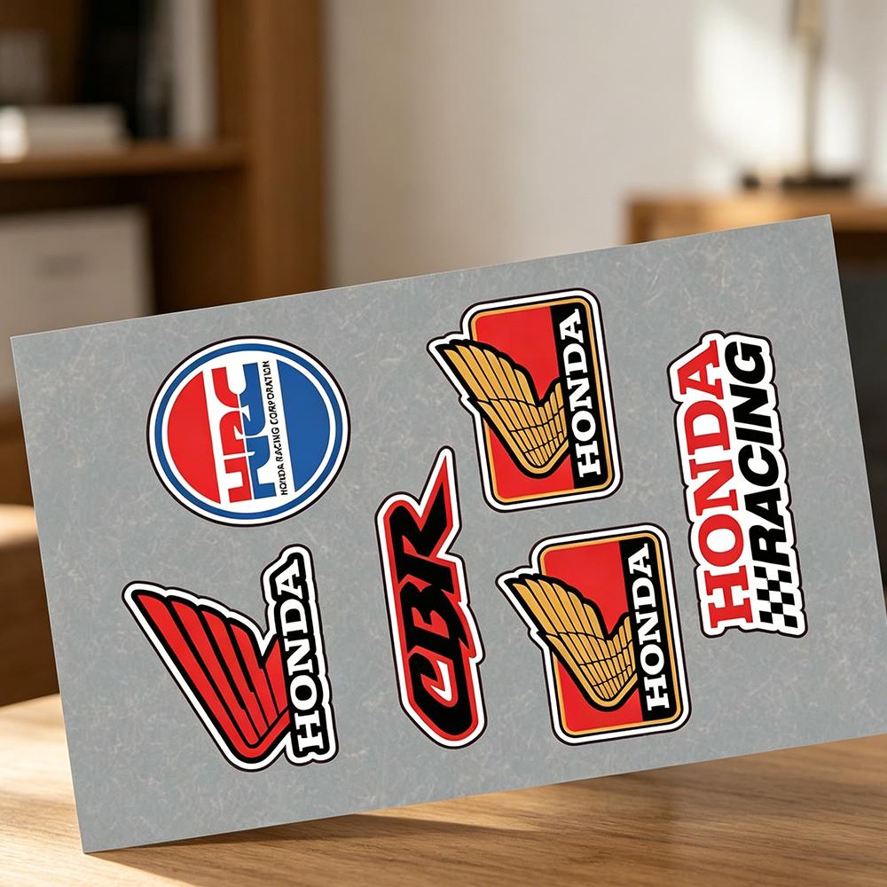 Honda Racing Stickers Moto Sticker Auto Body Bumper Windows Motorcycle Laptop Walls Vinyl Decal Car Tuning Accessories ZB4