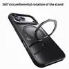For iPhone 17 Pro Max Case Compatible with MagSafe TPU+Acrylic+Metal Kickstand Matte Phone Cover
