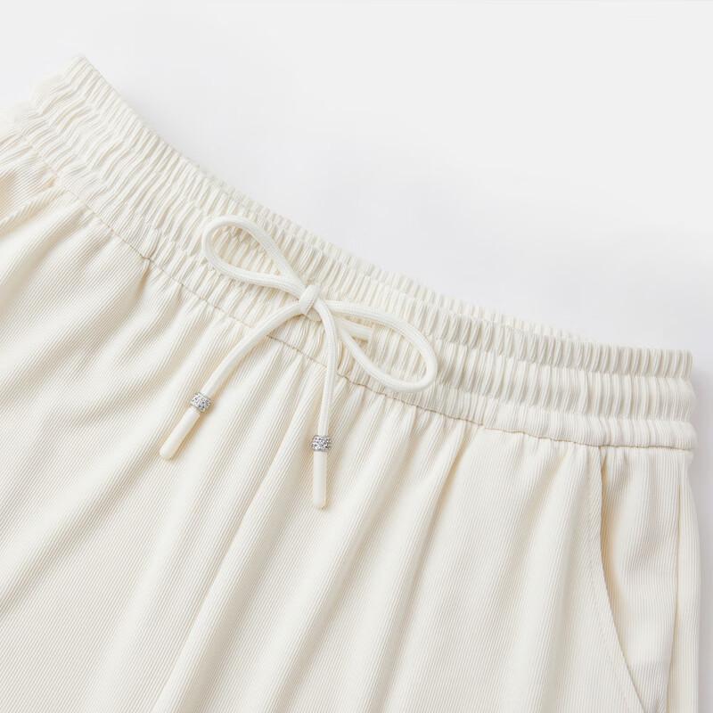 Qushuiyiren 2025 Summer Loose Ice Silk Casual Long Pants