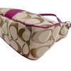 Coach Signature Shoulder Bag Canvas Brown Women F21873 Used