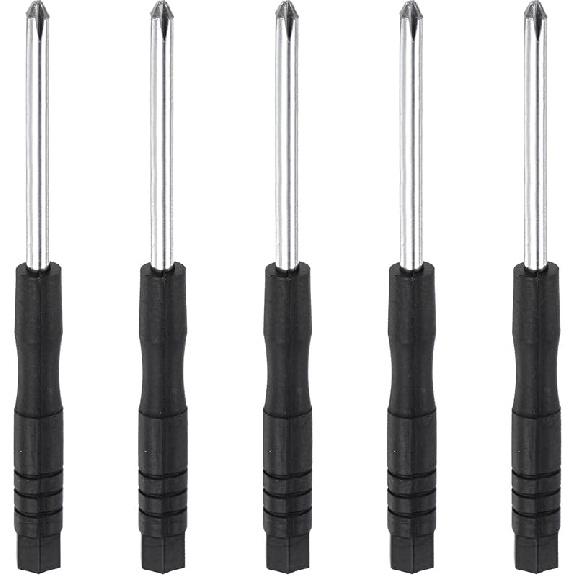 uxcell Mini Phillips Screwdriver, 3.0mm Cross Head for Watch Eyeglasses Electronics Repair, 5 Pcs