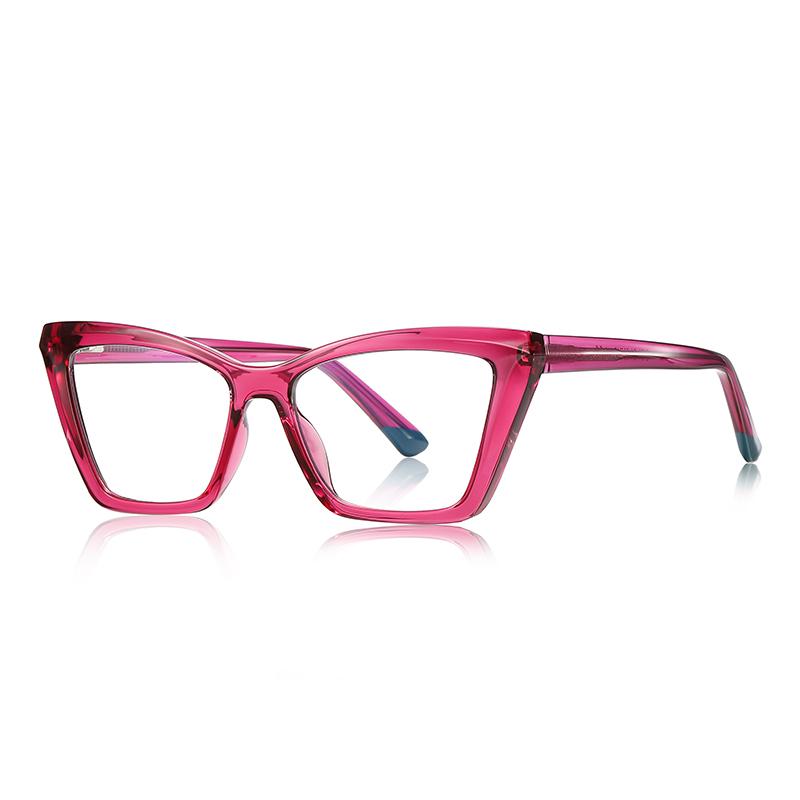 Blue Light Blocking Student Cat Eye Nearsighted Glasses For Women  Myopes Lunettes Female Prescription 0 -0.5 -0.75 To -6.0