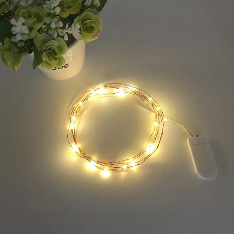New LED String lights Copper Wire Holiday lighting Fairy Garland For Christmas Tree Wedding Party Decoration Merry Christmas