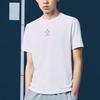 Li-Ning Way Of Wade Reflective Quick-Dry Cool Round Neck Short Sleeve T-Shirt Men Tops Standard-White ATSR213-2
