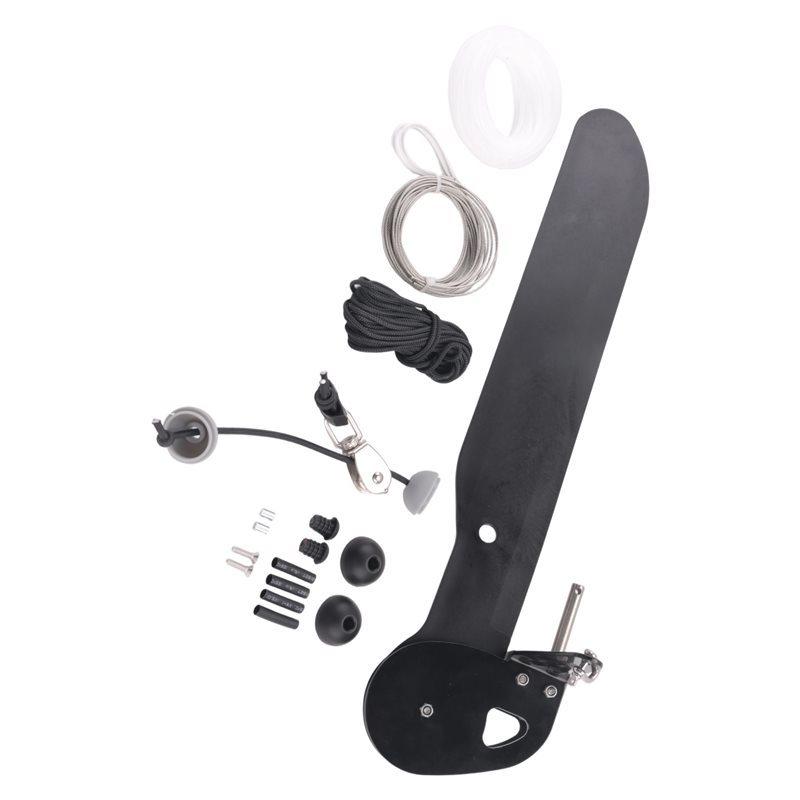 Ruder-Set Lenkungssteuerungs-Teile Werkzeugsatz Meeresboot Angelboot Kajak Heck-Richtungs-Ruder Heck