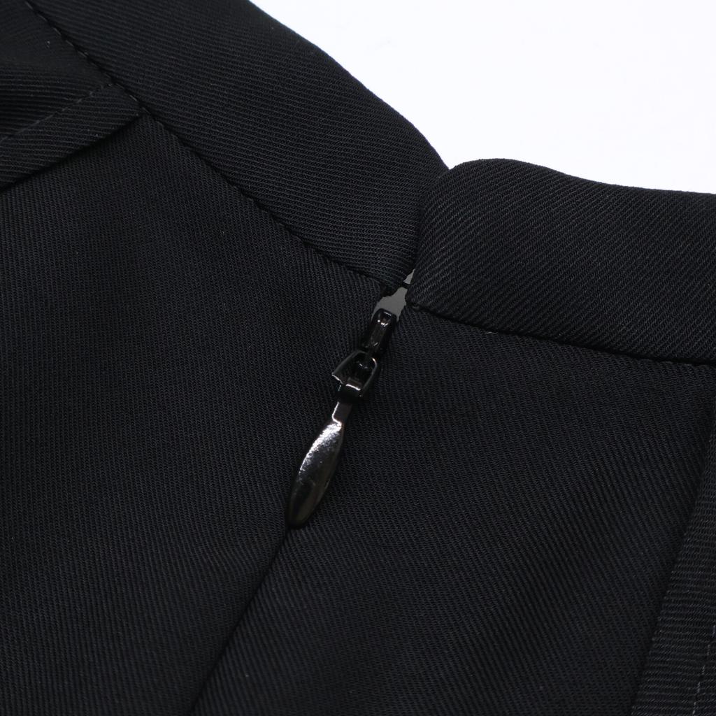 ENFOLD [Excellent Condition/24 Stainless Steel] 300HS733-1480 CAPE WAVE DRESS Dress 38 blackUsed