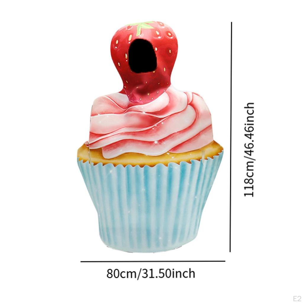 Strawberry Cake Costume Decorative Halloween for Party Carnival Dress Up