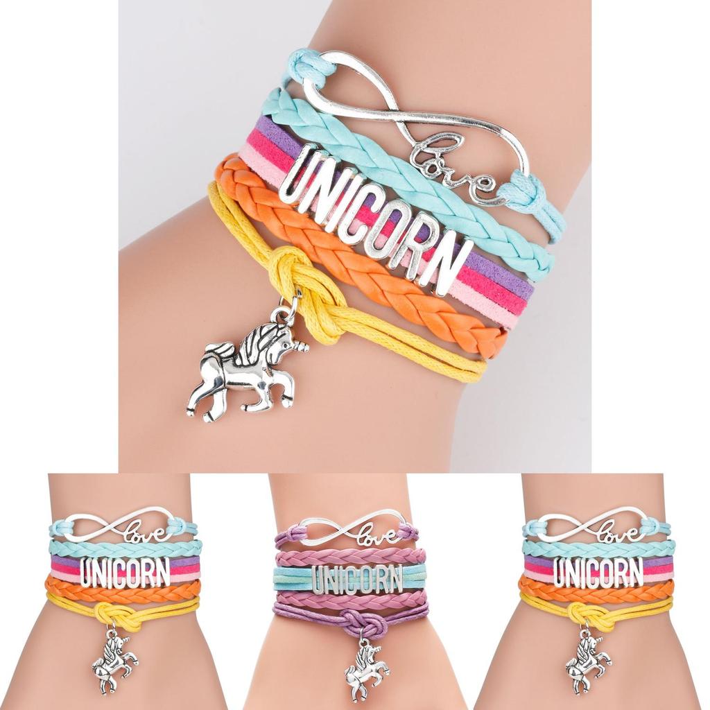 Trendy Unicorn Handband European And American Style Electroplated Alloy Material