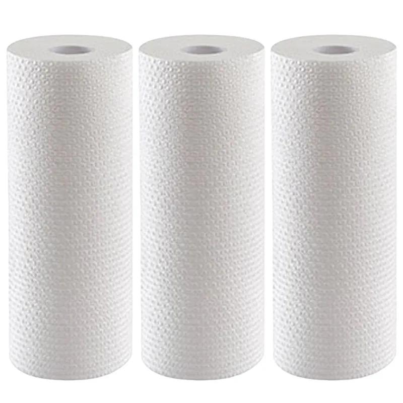 

500/50 шт. Многоразовые Кухонные Одноразовые Салфетки Нетканые Чистящие Салфетки для Мытья Посуды Тряпка Салфетка Полотенца Антипригарные Губки для Мытья 50pcs 1roll