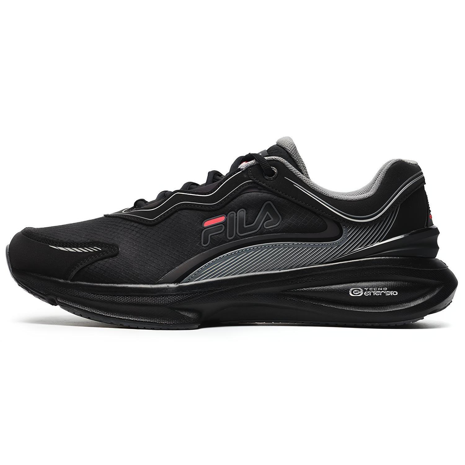 

New FILA Athletics Energy Cushioned Wear Resistant Lightweight Low Top Running Shoes Men s Black Gray A12M241105FBB 40