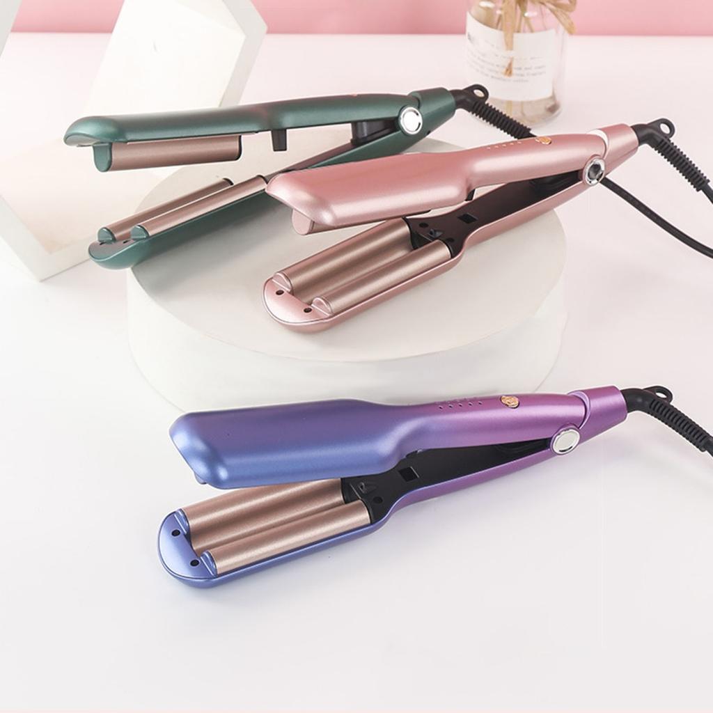 25/32MM Egg Roll Curling Iron 5 Temperature Adjustable French Wave Hair Curler Quick Heating Electric Hair Crimper Waver Women Wavy Hair Curling Wand