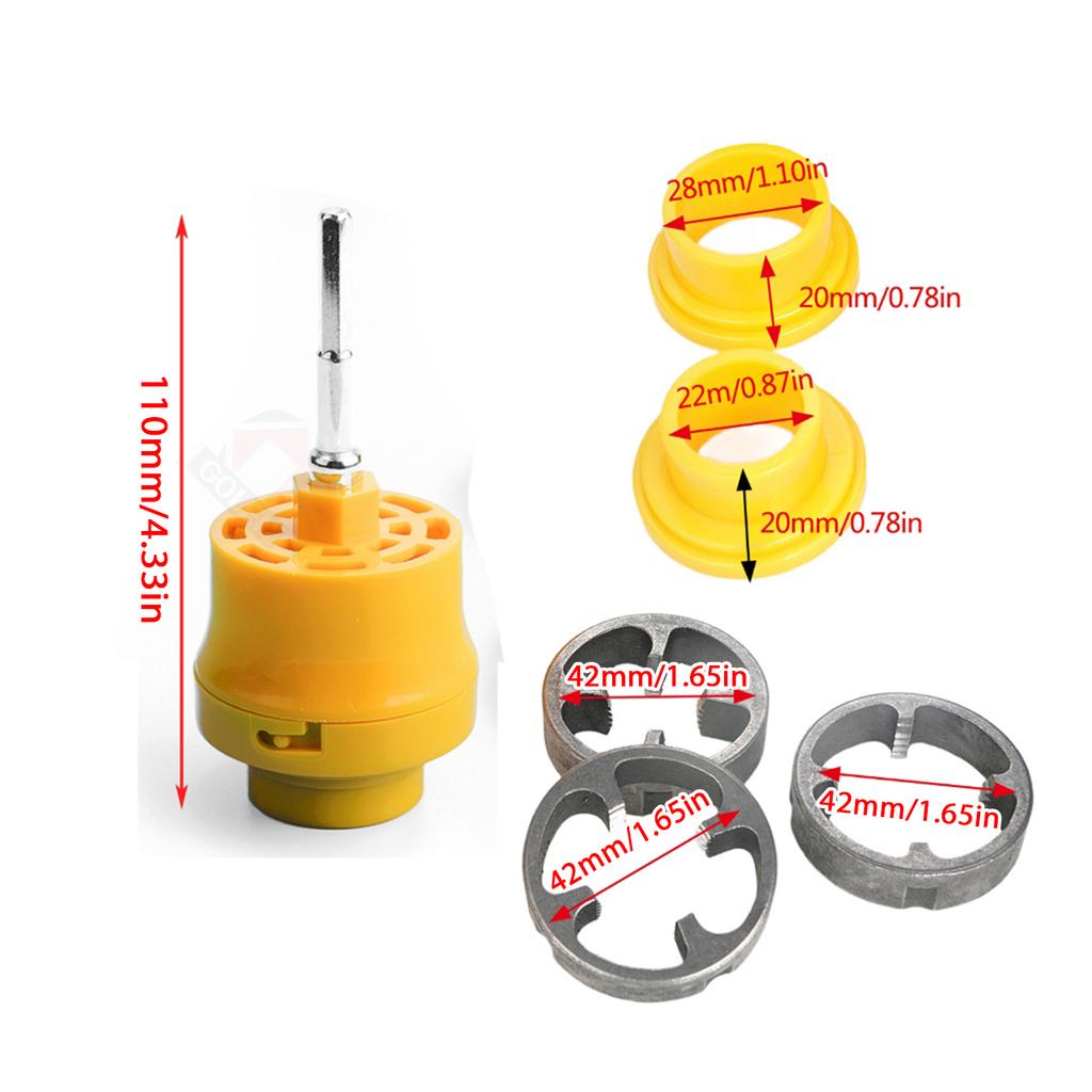 Electric Water Pipe Threading Machine Electric Drill for Changing Board Teeth Household Plastic Electric Threading