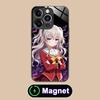 Charlotte Tomori Nao Glass MagSafe Mobile Phone Case for iPhone 17 16 15 14 13 12 11 Air Pro Max Plus Mini Colorful Cover