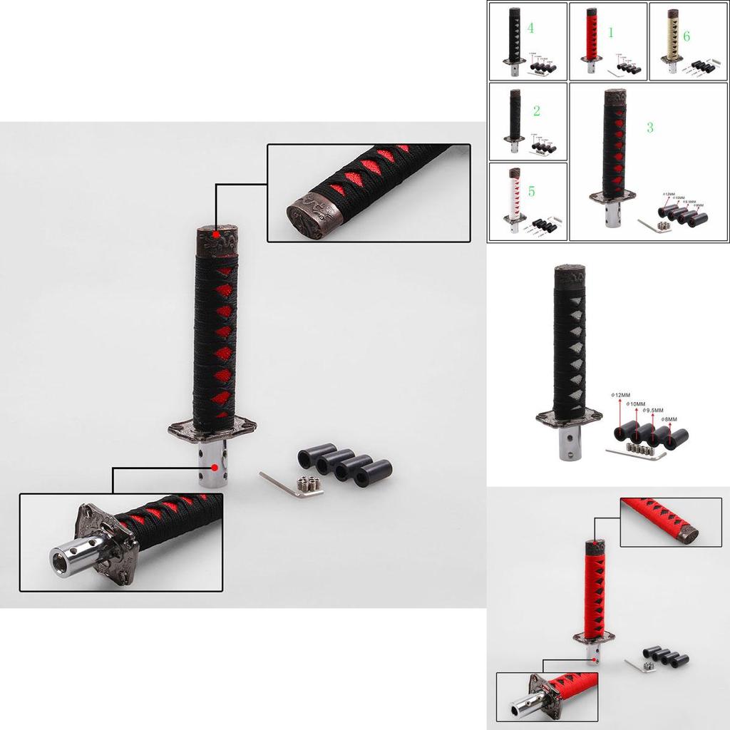 Elegante Universelle Samurai-Schwert-Schaltknauf Aus Hochwertigem Metall Mit 15cm Höhe