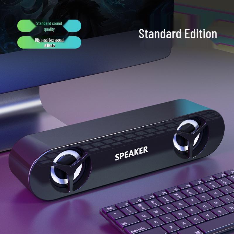 Bluetooth USB Wired Mini Desktop Speakers with Subwoofer