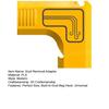 Dust Removal Tool with Built-In Dust Bag Hook Table Saw Dust Extraction Adapter 2.5 Inch ID Slide-On Installation Dust Extraction Adapter