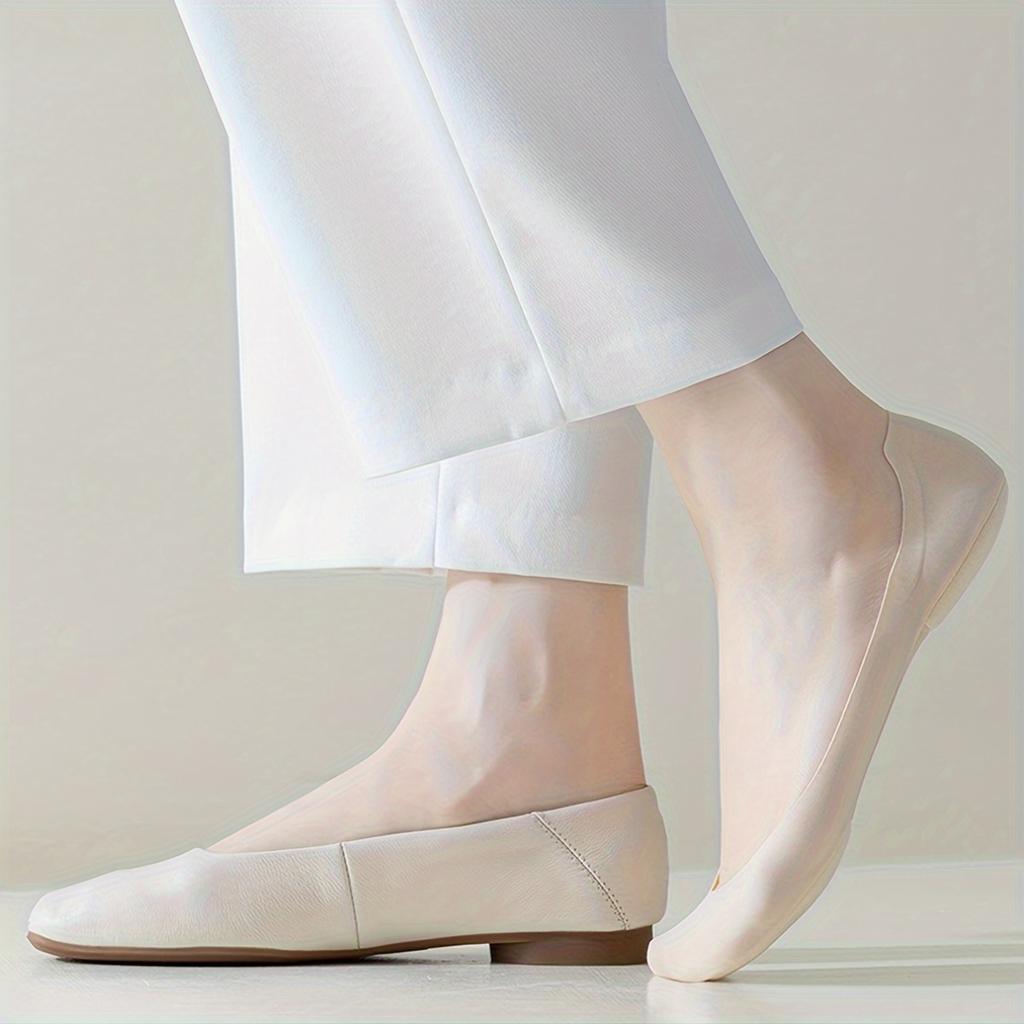 1 Paar Damensocken für den Sommer, dünn, flacher Mund, Schwamm, Dekompression, High Heels, rutschfest, kann nicht von den unsichtbaren Socken fallen