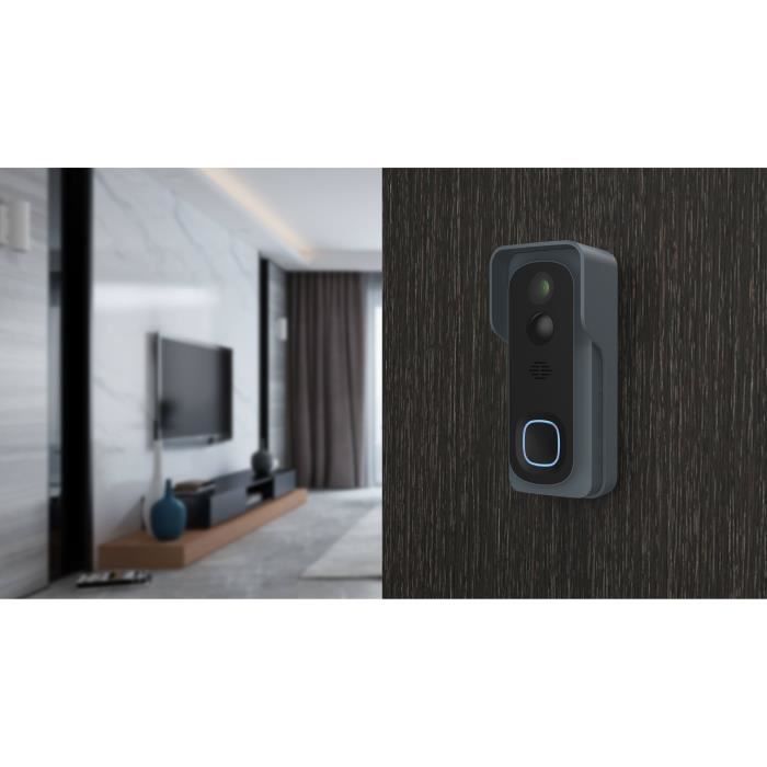 Zestaw Dzwonka połączonego - LINK2HOME - Wi-Fi - Dwukierunkowa komunikacja audio - Dzwonek bezprzewodowy - SD 8 GB