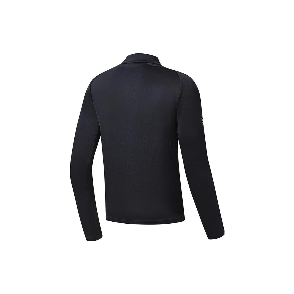 Fila Letter Print Tennis Knit Stand Collar Jacket Men Jacket Dark-Blue A11M313501FNV