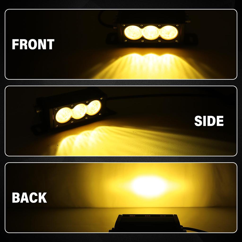 SKYWORLD LED Light Bar, Car Work Light, 6 Inch, 30 W, LED Work Light,