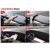 For BMW 3 Series E90 E91 E92 E93 Wagon 2006 2007 2008 2009 2010 2011 Dash Mat Anti-UV Carpet Car Accessories Car Dashboard Cover