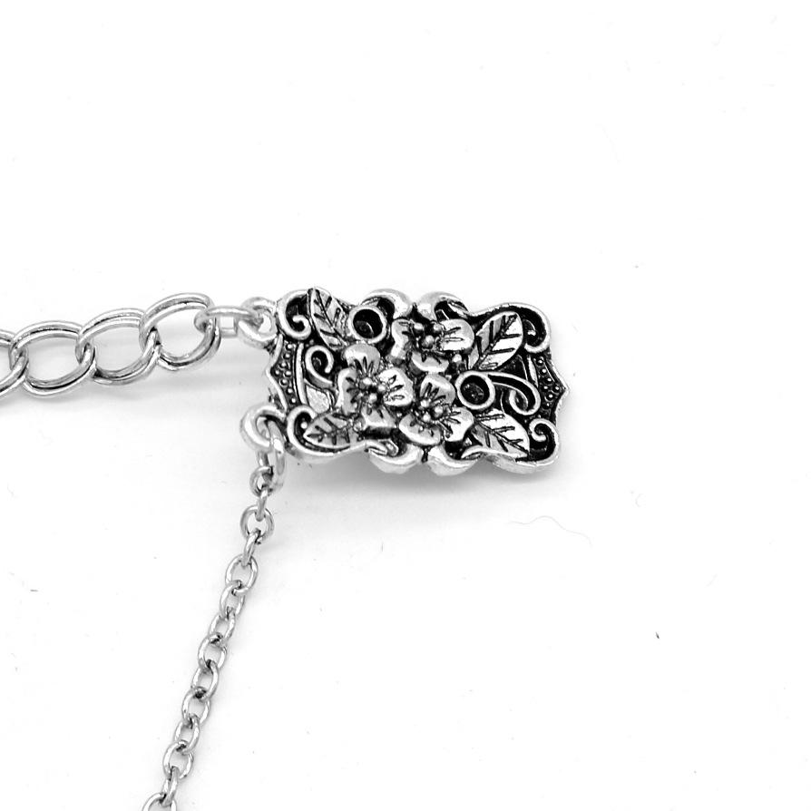 Antique Silver Brooch Collar & Scarf Clip for Men & Women