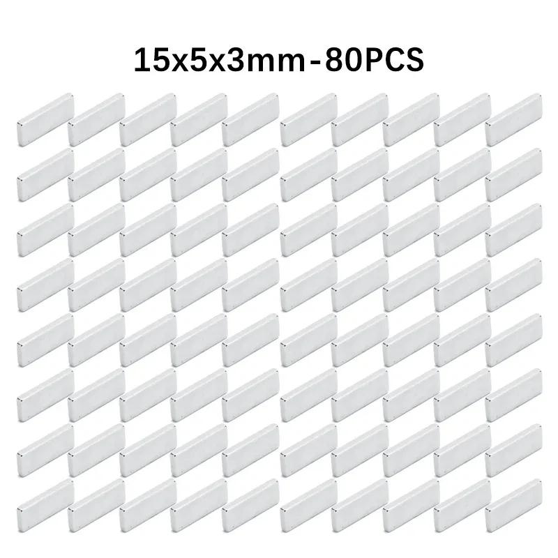 10x5x3 15x5x3 20x10x3mm 200PCS Block Rectangular Neodymium Magnets  Strip Magnet Strong